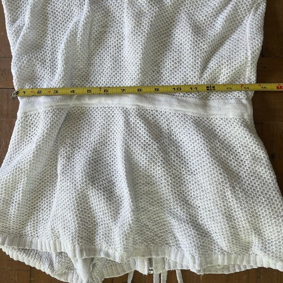 Michael Stars Fisherman Knit Zip Front Sweater XS/small Cardigan Crochet Preppy - Picture 9 of 10